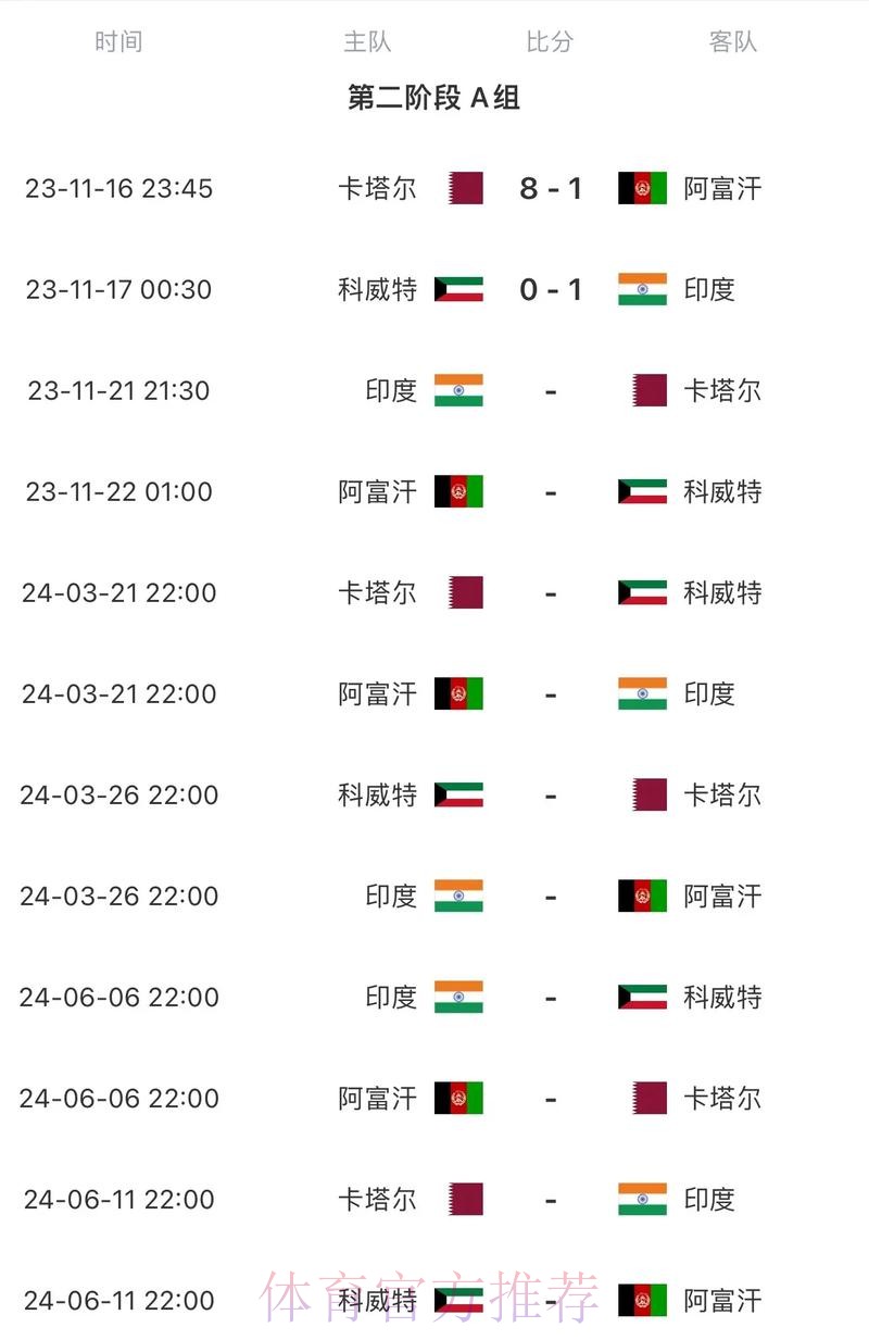 2026世界杯赛程中国时间比赛时间表免费观看